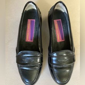 Susan Bennis Warren Edwards Vintage Black Loafers.  Size 8-1/2